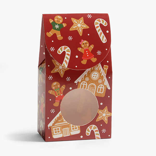 Gingerbread Lane Gourmet Window Box, Small 3.5x1.75x6.5", 6 Pack