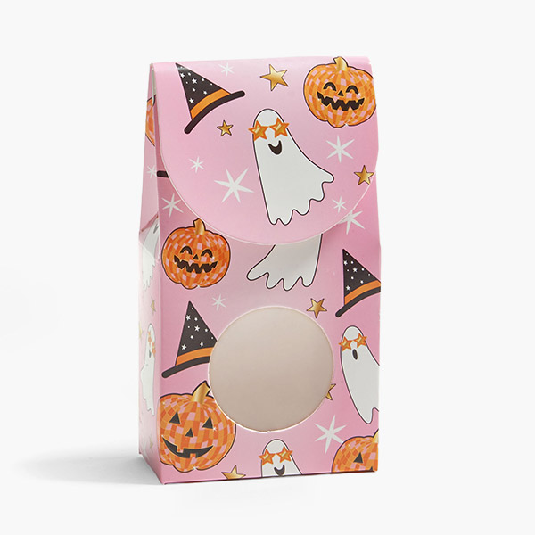 Halloween Disco Party Gourmet Win Box, Small 3.5x1.75x6.5", 6 Pack