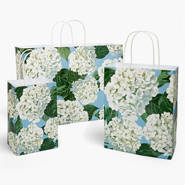 Hydrangea Blossoms Gift Bags