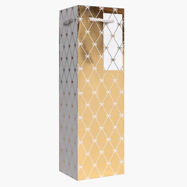 Beautiful Bows G Bottle Gift Bags, 4.5" w x 14" h x 4.5" d, 60 pack