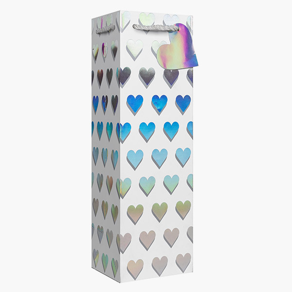 True Love Bottle Gift Bags, 4.5" w x 14" h x 4.5" d, 60 pack