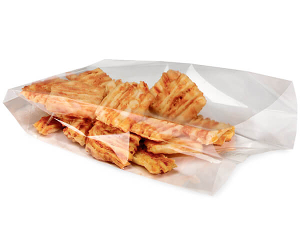 High Barrier Clear Cello Bags, 3.5x2x7.5", 100 Pack