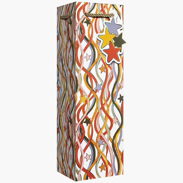 Celebration Streamers Bottle Gift, 4.5" w x 14" h x 4.5" d, 60 pack