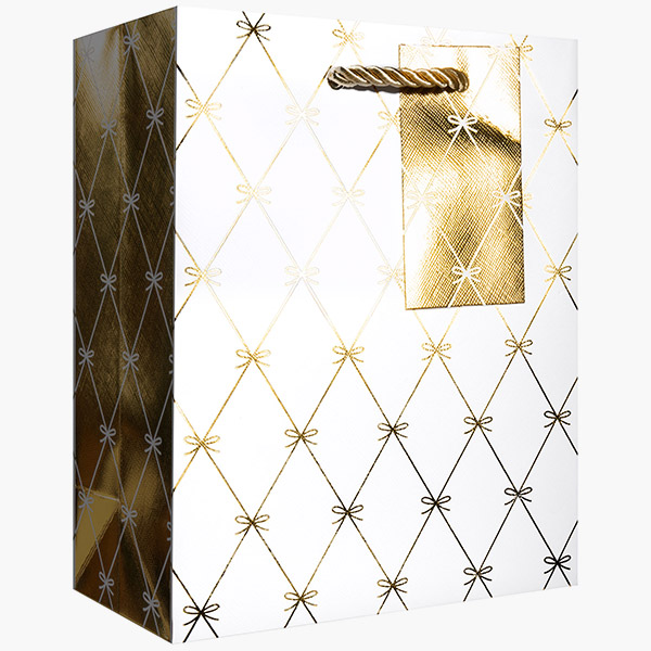 Beautiful Bows Small Gift Bags, 6" w x 7.5" h x 3" d, 60 pack