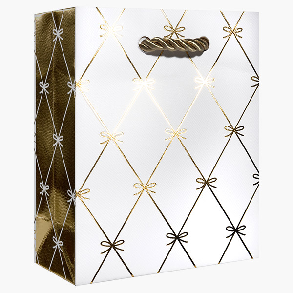 Beautiful Bows Tiny Gift Bags, 4" w x 5" h x 2" d, 60 pack