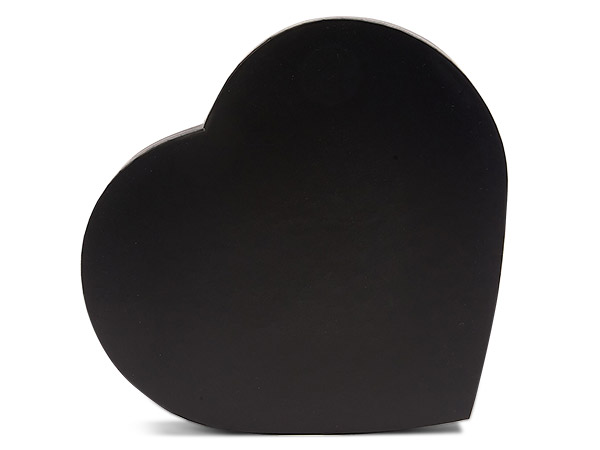 Black Heart Boxes, Large 9.25x8x1.25", 3 Pack