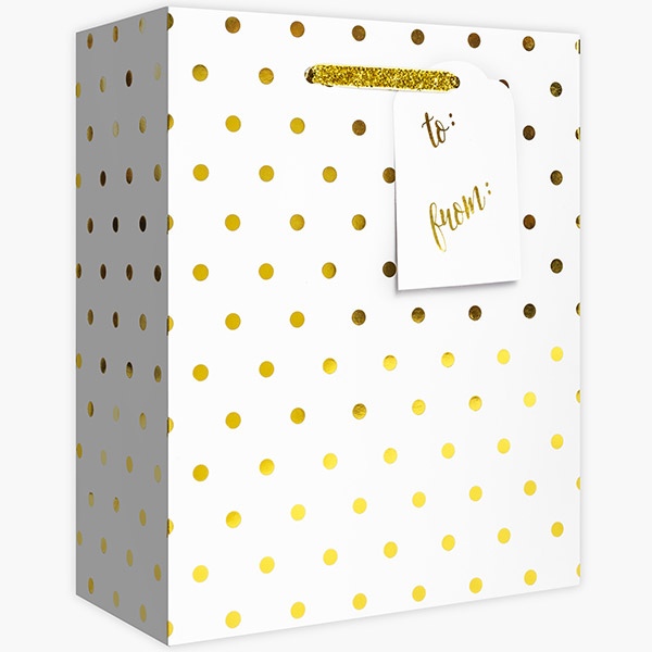 Clink Medium Gift Bags, 8" w x 10" h x 4" d, 60 pack