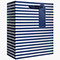 Navy Pearl Stripe