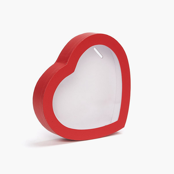 Red Heart Boxes, Small with Window 6.75x6x1.25", 3 Pack