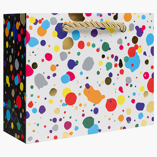 Splatter Tiny Gift Bags, 5" w x 4" h x 2" d, 60 pack