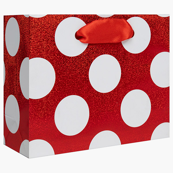 Dazzling Dots Tiny Gift Bags, 5" w x 4" h x 2" d, 60 pack
