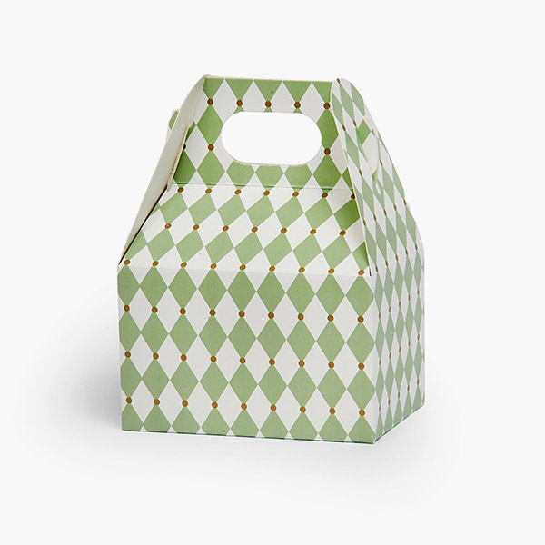 Harlequin Mini Gable Box, 4x2.5x2.5", 6 Pack