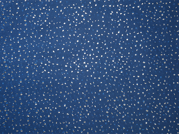 Silver on Blue Hot Stamp Confetti Tissue Paper  200 ~ 20x30" sheets