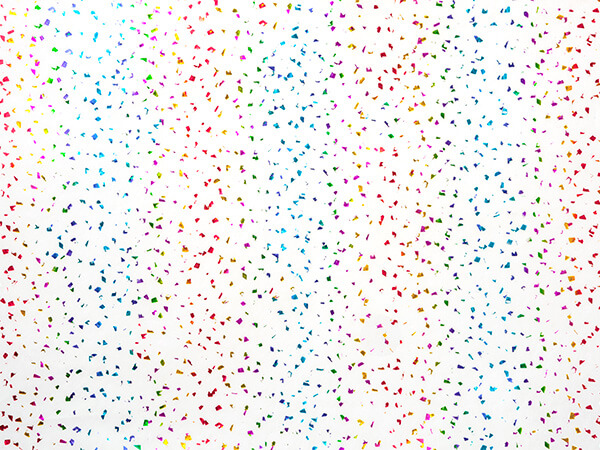 Rainbow Hot Stamp Confetti Tissue Paper  200 ~ 20x30" sheets