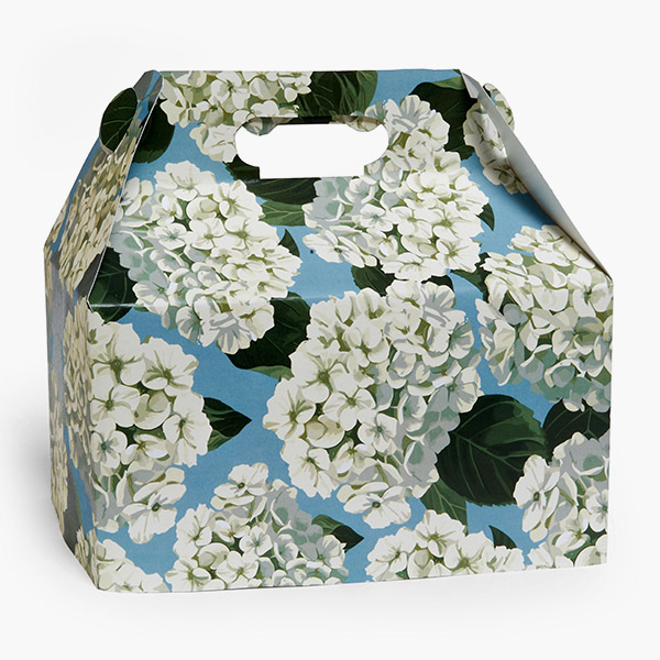 Hydrangea Blossoms Gable Box