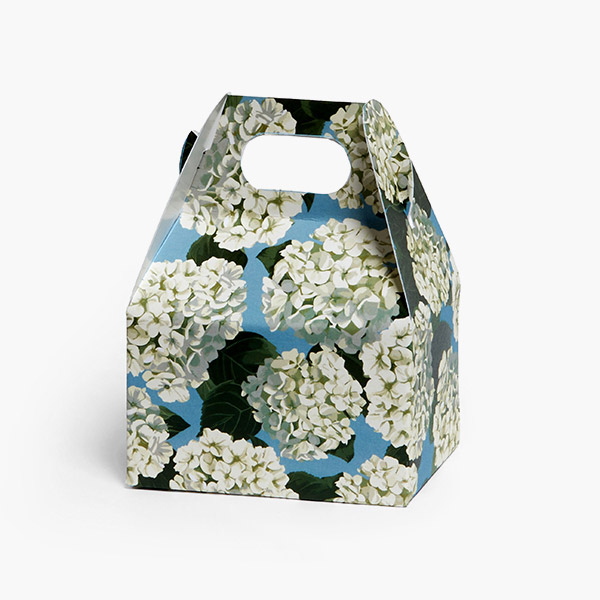 Hydrangea Blossoms Mini Gable Boxes
