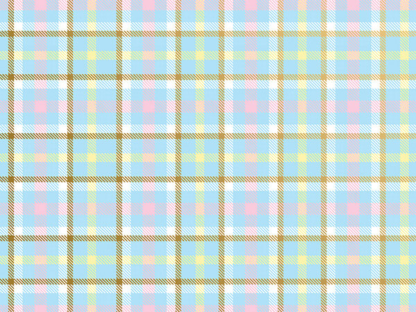 Baby Plaid Wrapping Paper, 30"x833', Full Ream Roll