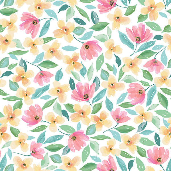 Full Bloom Wrapping Paper, 24"x833', Full Ream Roll