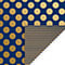 Navy Gold Dot & Stripe