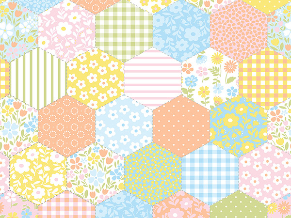 Baby Quilt Wrapping Paper, 24"x833', Full Ream Roll