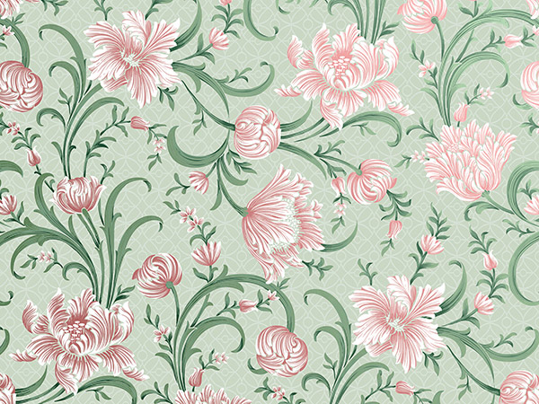 Opulent Wedding Wrapping Paper, 30"x208', Quarter Ream Roll