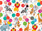 Jungle Birthday Party Gift Wrap, 30"x417', Half Ream Roll-thumbnail