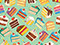 Birthday Cake Wrapping Paper, 24"x208', Quarter Ream Roll-thumbnail