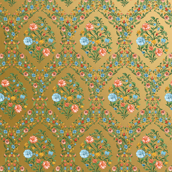 Floral Damask Gift Wrap