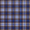 Blue Plaid Wrapping Paper, 30"x208', Quarter Ream Roll-thumbnail
