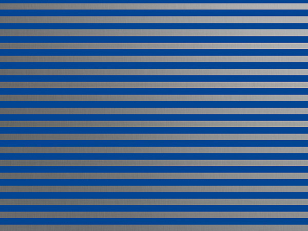Blue Silver Stripe Gift Wrap, 24"x833', Full Ream Roll