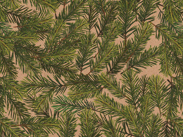 Evergreen Kraft Wrapping Paper, 24"x833', Full Ream Roll