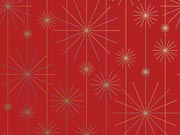 Starburst Red Wrapping Paper, 30"x417', Half Ream Roll-thumbnail