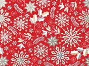 Merriment Red Wrapping Paper, 24"x417', Half Ream Roll-thumbnail