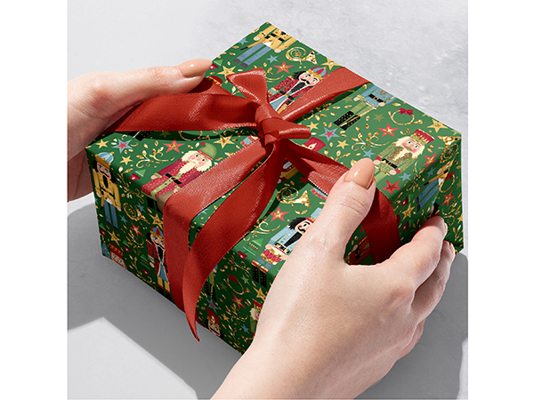 Sparkling Nutcracker Gift Wrap, 24