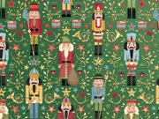 Sparkling Nutcracker Gift Wrap, 30"x208', Quarter Ream Roll-thumbnail