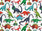 Decked Out Dinosaur Gift Wrap, 30"x104' Roll-thumbnail