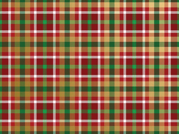 Christmas Plaid Wrapping Paper, 24"x417', Half Ream Roll