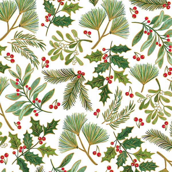 Winter Branches Wrapping Paper, 30"x833', Full Ream Roll