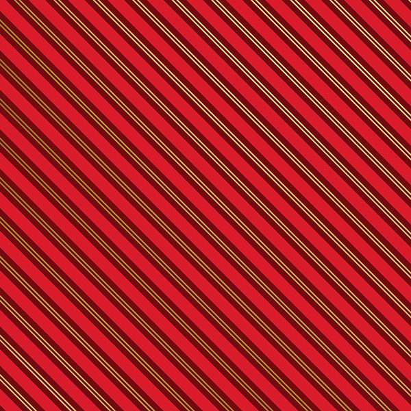 Red & Gold Stripes Gift Wrap, 30"x417', Half Ream Roll