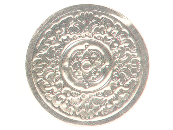 Silver Medallion Foil Seals, 2" Round, 500 Pack