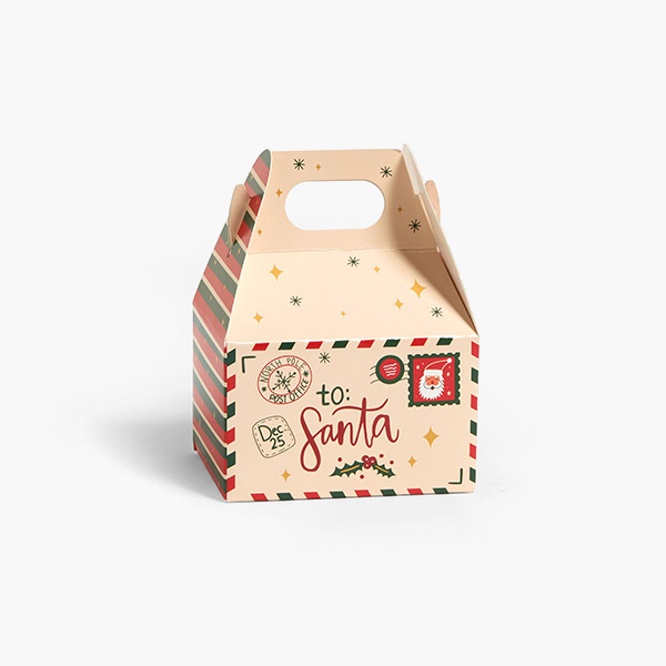 Letters to Santa Mini Gable Box, 4x2.5x2.5", 6 Pack