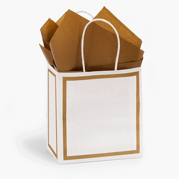 Gold Luxe Borders Jewel 6.5x3.5x6.5", 250 Pack