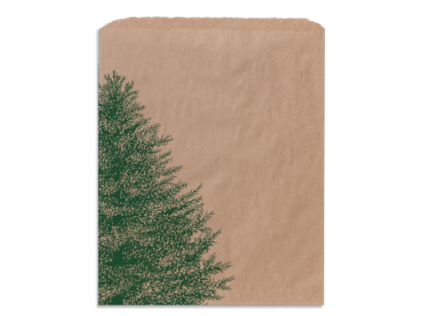 Evergreen Kraft Paper Merchandise Bags, 8.5x11", 500 Pack