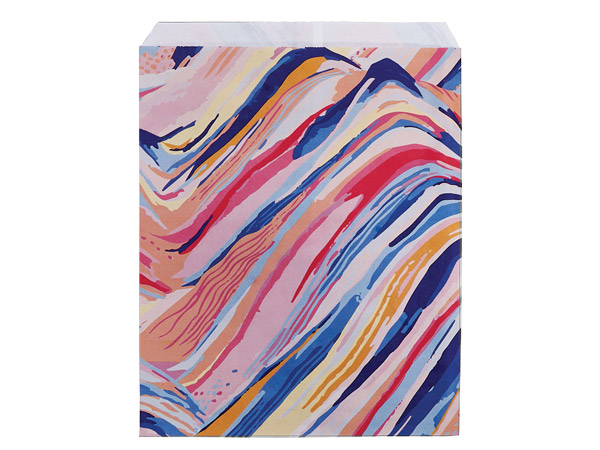 Painted Desert Paper Merchandise Bags, 8.5x11", 100 Pack