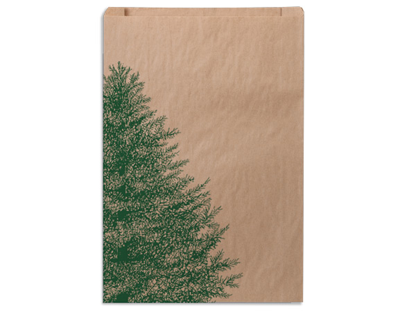 Evergreen Kraft Paper Merchandise Bags, 12x15", 500 Pack