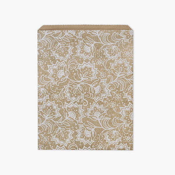 Lace Kraft Paper Merchandise 12x15", 100 Pack