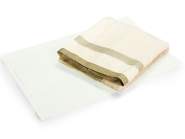 White Kraft Paper Merchandise Bags, 16x3.75x24", 25 Pack