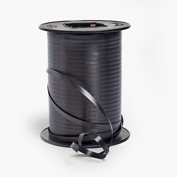 Black Curling Ribbon, 3/16"x510 yards