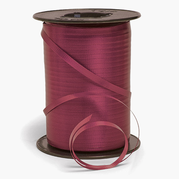 Marsala Maroon Curling Ribbon, 3/16"x510 yards