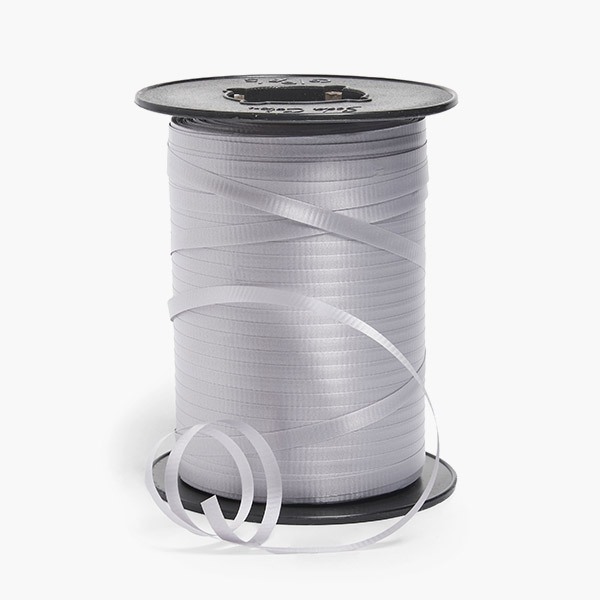 Silver Curling Ribbon, 3/16"x510 yards